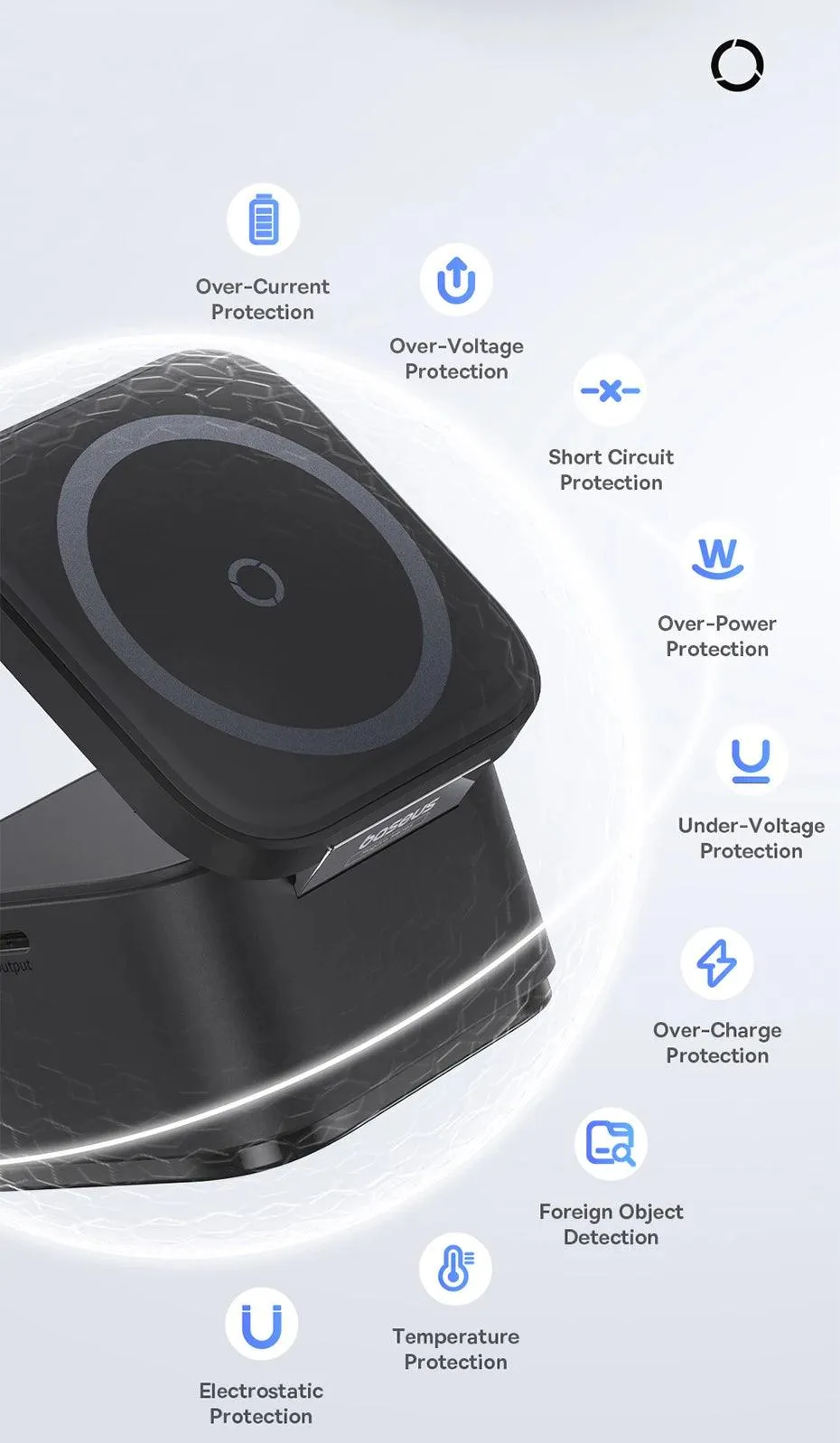 Ultimate 25W 2 in 1 IOS Magnetic Wireless Charger Stand Fast Charging