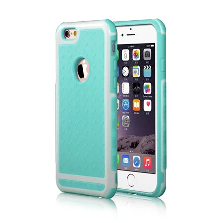 Ultra Thin Shockproof Rubber PC Gel TPU Hybrid Case Cover For Apple iPhone 5S SE 6 6S 6 Plus Luxury Armor Cases Shell Coque Capa