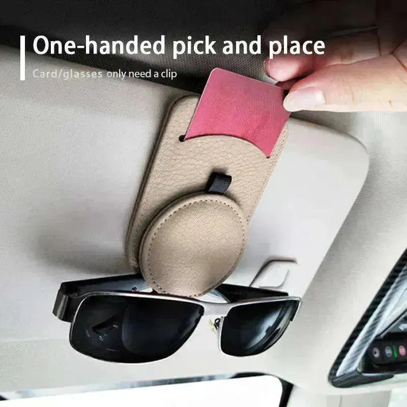 Universal Car Glasses Holder Sun Visor Eyeglasses Clip