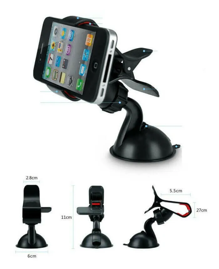 Universal Car Windshield Mount Stand Holder For