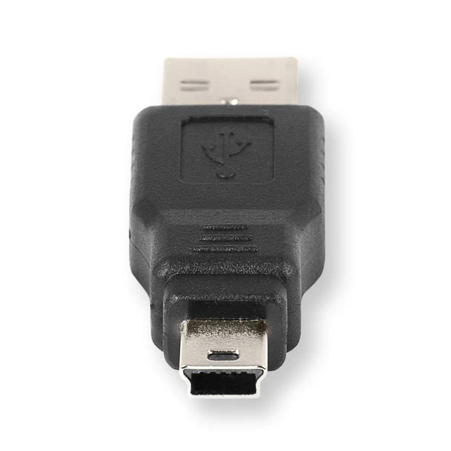 Universal USB Extension Cable | 4 Adapters - USB B, Micro 5, Mini 5, and USB A | Retractable Cable