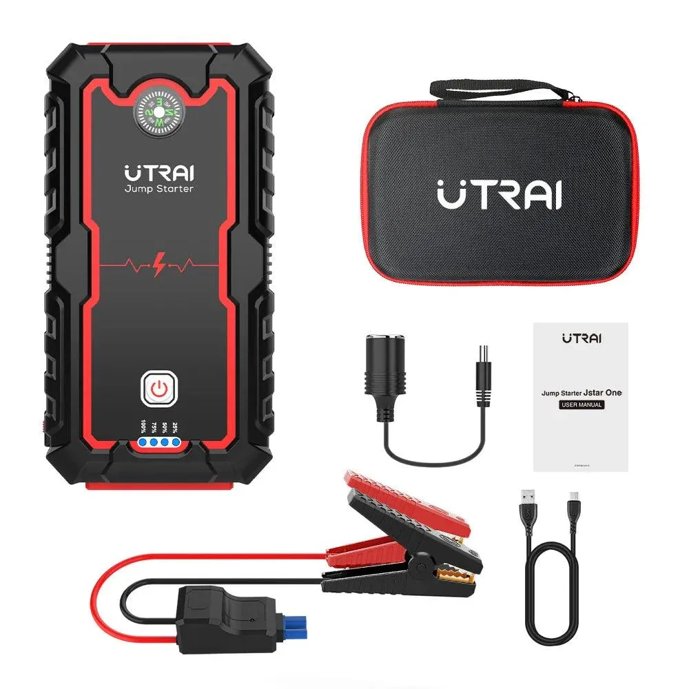 UTRAI 2000A Portable Car Jump Starter and Power Bank for Emergency Battery Boosting