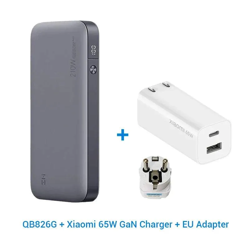 ZMI QB826 25000mAh High-Power Fast Charging Power Bank for Laptops, Smartphones, and Gaming Consoles